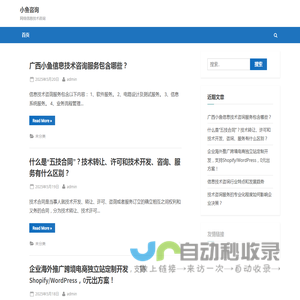 小鱼技术咨询服务